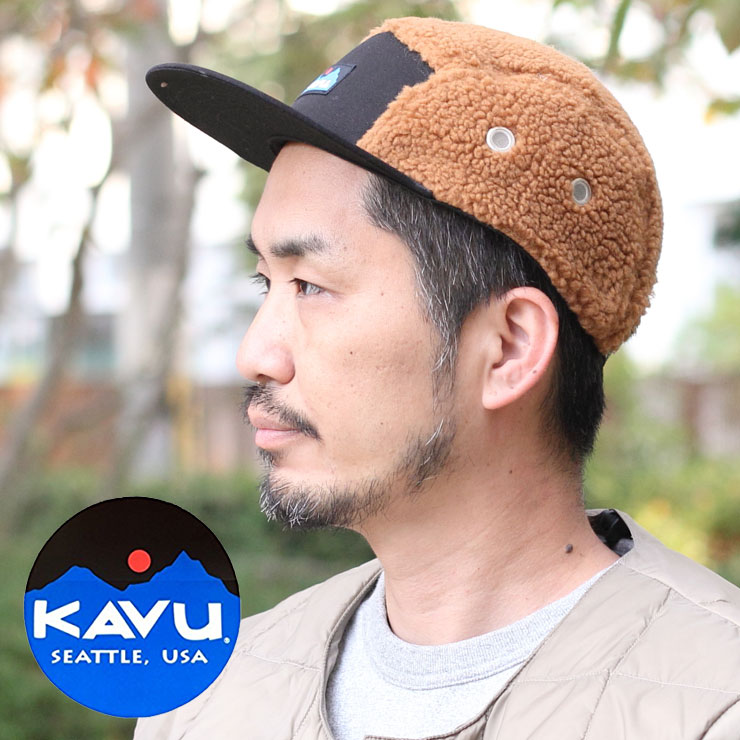 kavu フリース キャップ ボア メンズ 冬 レディース 帽子 カブー ファーボール キャンプ キャップ ブランド 暖かい ボア帽子 防寒 秋 冬 秋冬