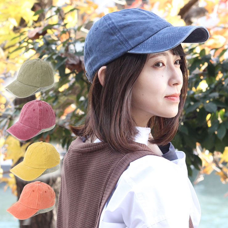 帽子 メンズ キャップ レディース 深め キャンプ 帽子 ウォッシュド コットン ローキャップ カーブキャップ メンズ レディース 種類 おしゃれ 無地 キャン...