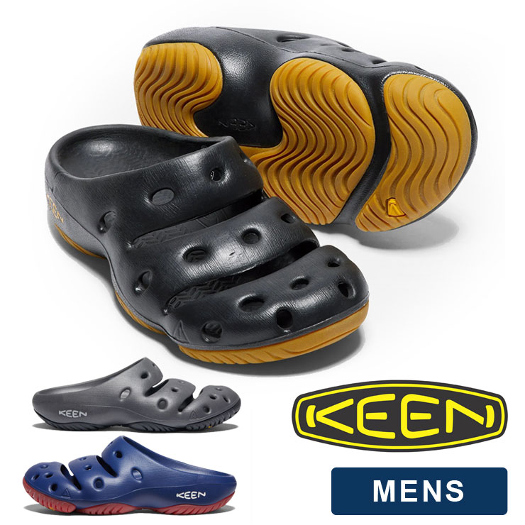 キーン サンダル レディース KEEN ヨギー YOGUI メンズ Black 1001966 サンダル アウトドア ファッション スリッパ キャンプ オフィス 春 夏 大阪 取り扱い店
