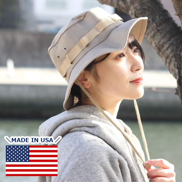 アメリカ製 バケットハット 帽子 US MADE BOONIE HAT US メイド ブーニーハット メンズ レディース アウトドア キャンプ 登山 帽子 レディース サファリハット メンズ MADE IN USA