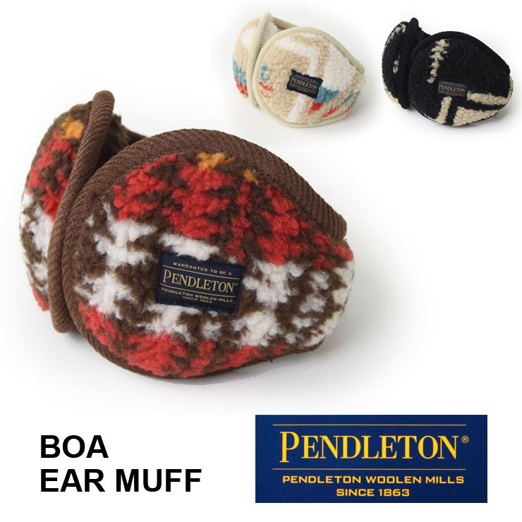 イヤーマフ レディース 即日発送 防寒 ペンドルトン イヤーマフラー PENDLETON BOA EAR MUFF 233020