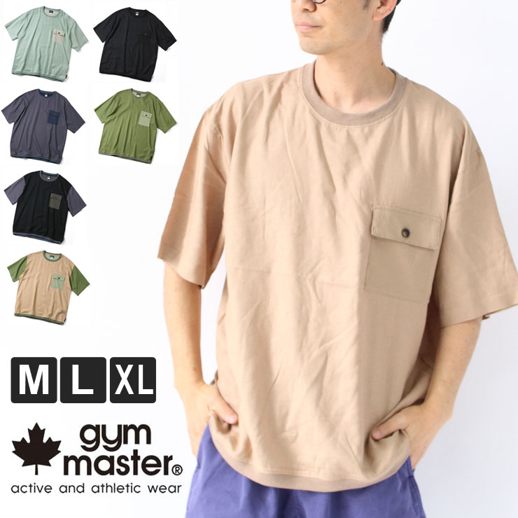 半袖 Tシャツ メンズ ジムマスター gym master 麻レーヨン ビッグ TEE G321755 メンズ レディース キャンプ ファッション 大きいサイズ 春 夏 春夏のサムネイル