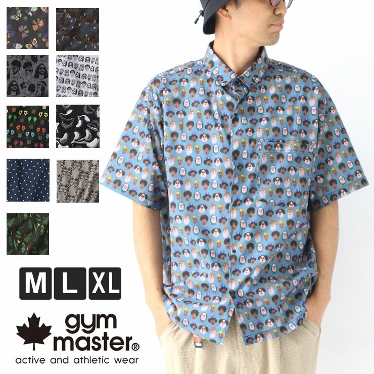 半袖 シャツ メンズ ジムマスター gym master UL-GRUD ハッピーペイント S/S シャツ G333792 メンズ 春物 レディース キャンプ ファッション 大きいサイズ 春 夏 春夏のサムネイル