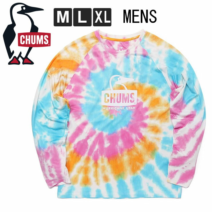チャムス tシャツ 長袖 メンズ CHUMS スプラッシュブービーフェイス ロングスリーブ Tシャツ CH01-2420 ラッシュガード フェス ファッション キャンプ アウトドア 春 夏 春夏