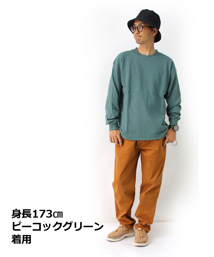 gym master ジムマスター ブロックインレー ボリュームスリーブクルー G433750 メンズ レディース 大きいサイズ ビッグサイズ スウェット 長袖 アウトドア キャンプ 春夏 プロトコル protocol-10030420 PROTOCOL サンプル画像2