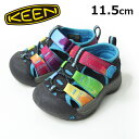 キーン サンダル キッズ ニューポート H2 KEEN Rainbow/Tiedye (1018453) ベビー アウトドア プレゼント ギフト お祝い US4...