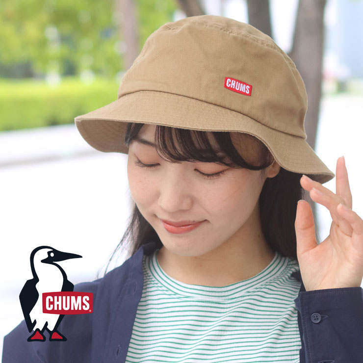 チャムス 帽子 メンズ レディース ハット CHUMS バケットハット CH05-1262 バケハ メンズ レディース シンプル フェス アウトドア 紫外線対策 春 夏 春夏