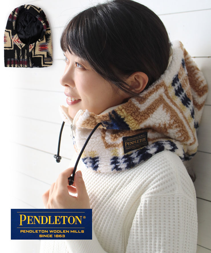 PENDLETON ペンドルトン ボア バラクラバ PDT-000-243032 フード ネックウォーマー メンズ レディース アウトドア 防寒 暖かい 保温 秋 冬 秋冬 フリース プレゼント