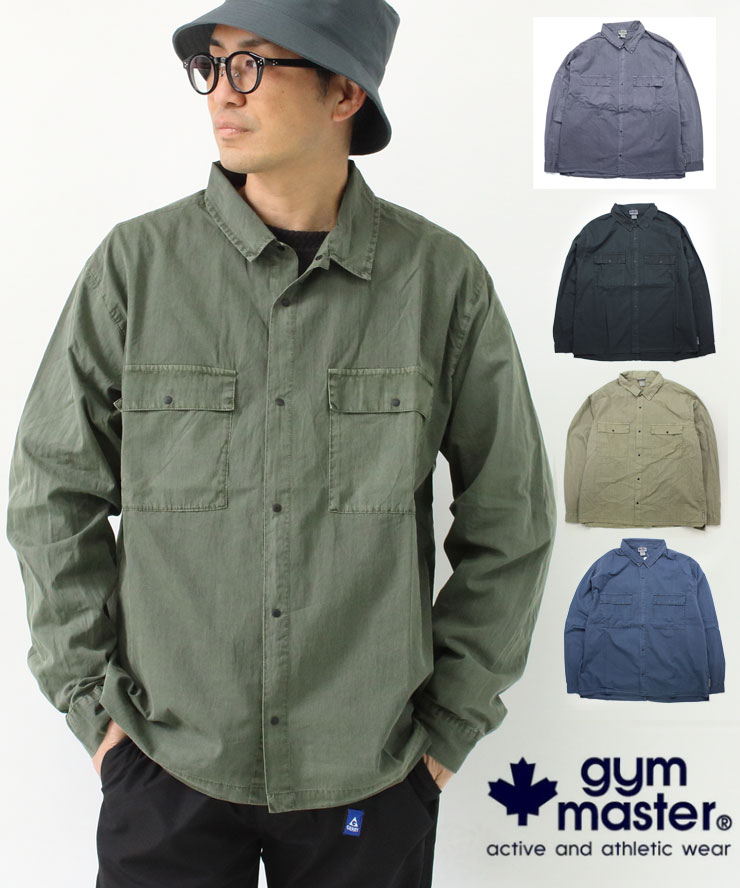 樂天商城 - ジムマスター シャツ メンズ レディース gym master ピグメントシャツ g433738 シャツシャケット ライトアウター 長袖シャツ アメカジ 春 夏 春夏 秋冬 プロトコル