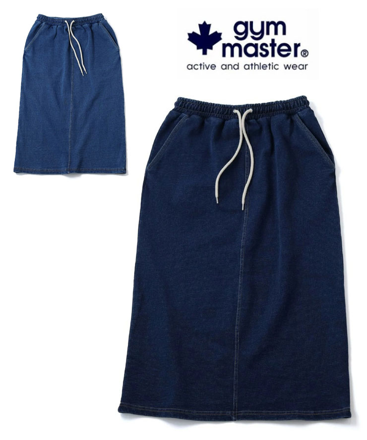 樂天商城 - gym master ジムマスター 11oz インディゴ スウェット スカート G633714 レディース デニム スウェット レディース 裏毛 ロング 秋 冬 秋冬 プロトコル G633714