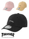 THRASHER スラッシャー GONZ LOGO CAP 帽子 キッズ 定番 キャップ 子供用 レディース 女性 K-THR-C04K