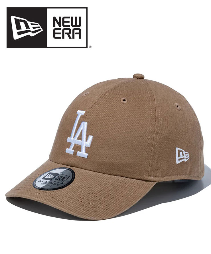 樂天商城 - ニューエラ NEW ERA カジュアルクラシック ロサンゼルス・ドジャース カーキ × ホワイト ベースボールキャップ メンズ レディース 帽子 キャップ 秋 冬 秋冬 14524774