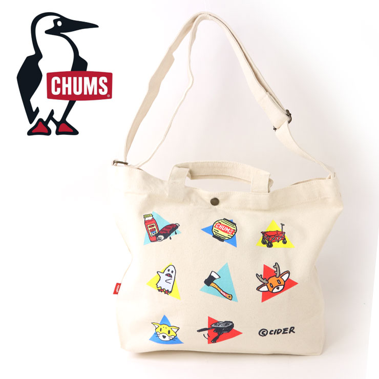 樂天商城 - CHUMS チャムス かせきさいだぁ キャンバスショルダー ショルダーバッグ トートバッグ メンズ レディース ユニセックス 大容量 エコバッグ ショッパー 秋 冬 秋冬 新作 CH60-4032
