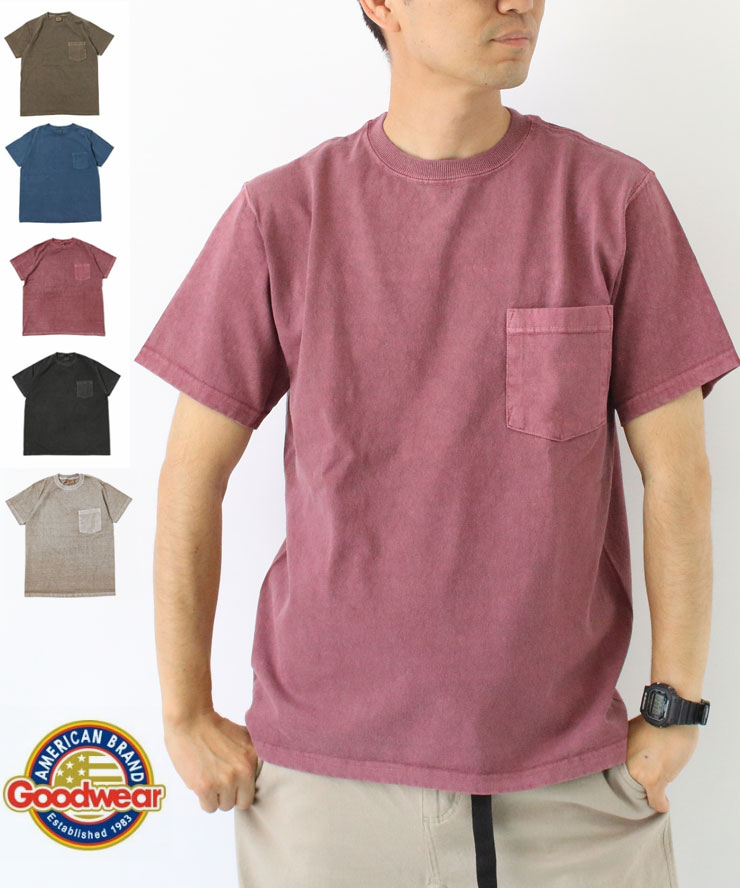 Rakuten - GOODWEAR グッドウェア ピグメントダイTee tシャツ 半袖 メンズ 040116 春 夏 春夏 返品交換不可 通常価格9460円