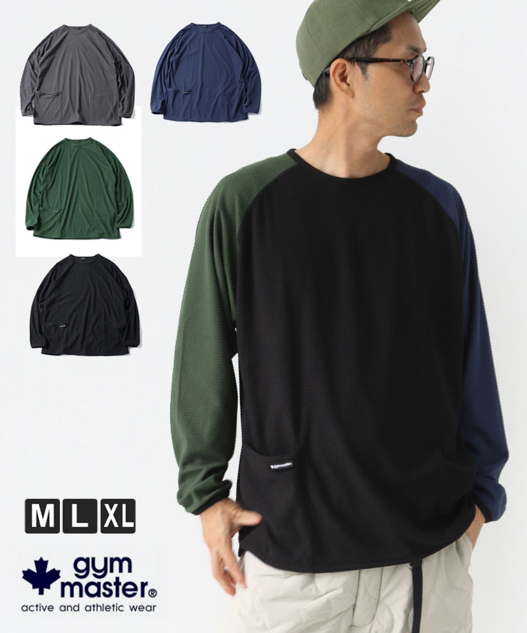 gym master ����ޥ����� ����ե����ƥå���С����֥륯�롼�ͥå� G621709 ��� ��ǥ����� Ĺµ ����Tee ����ʡ� ��åե� �������...