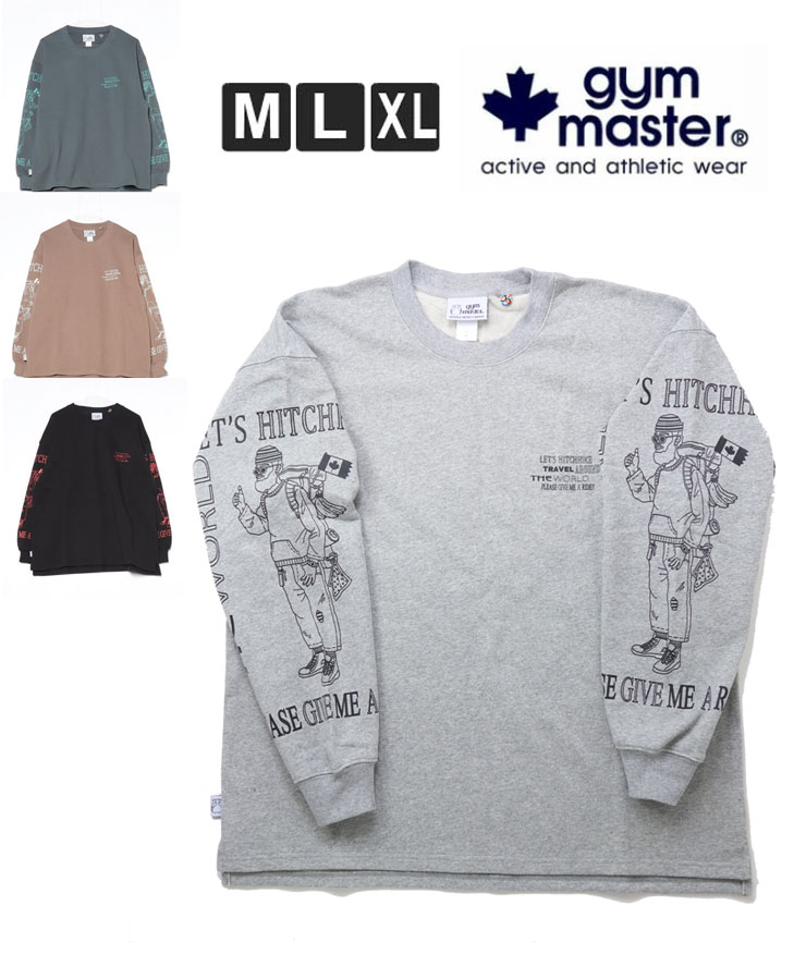 gym master ジムマスター 10.3oz HITCH HIKE スウェットビッグTEE G621781 メンズ レディース スウェット トレーナー 秋 冬 秋冬 プロトコル