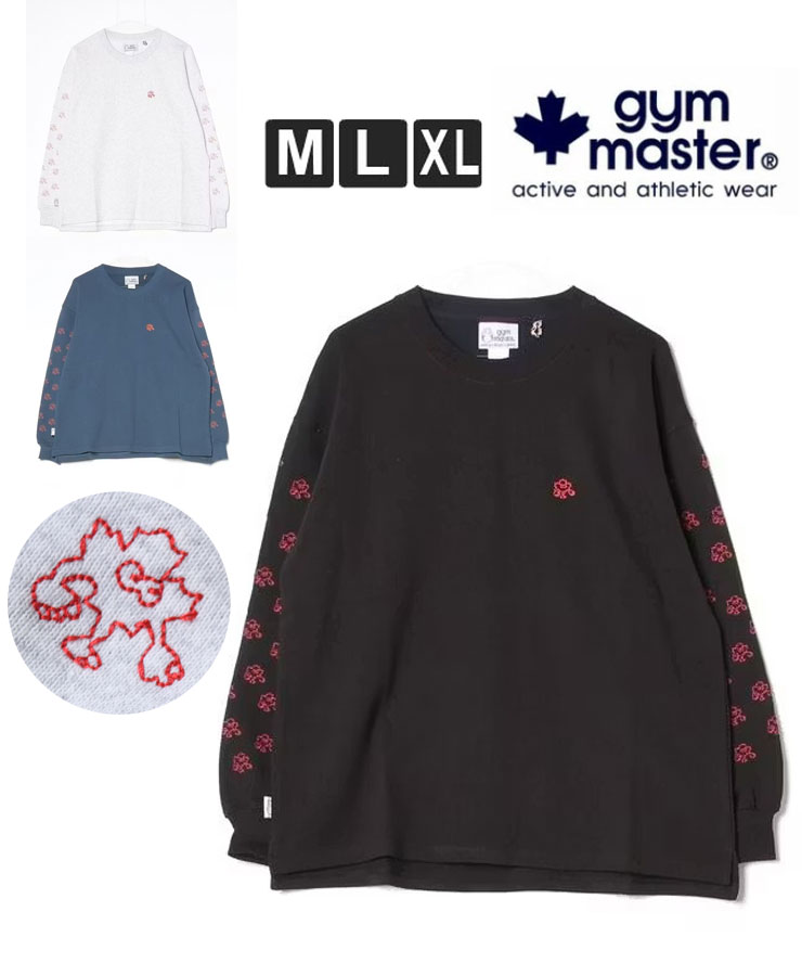 gym master ジムマスター 10.3ozジムモンスター刺繍スウェットビッグTEE G621783 メンズ レディース スウェット トレーナー 秋 冬 秋冬 プロトコル