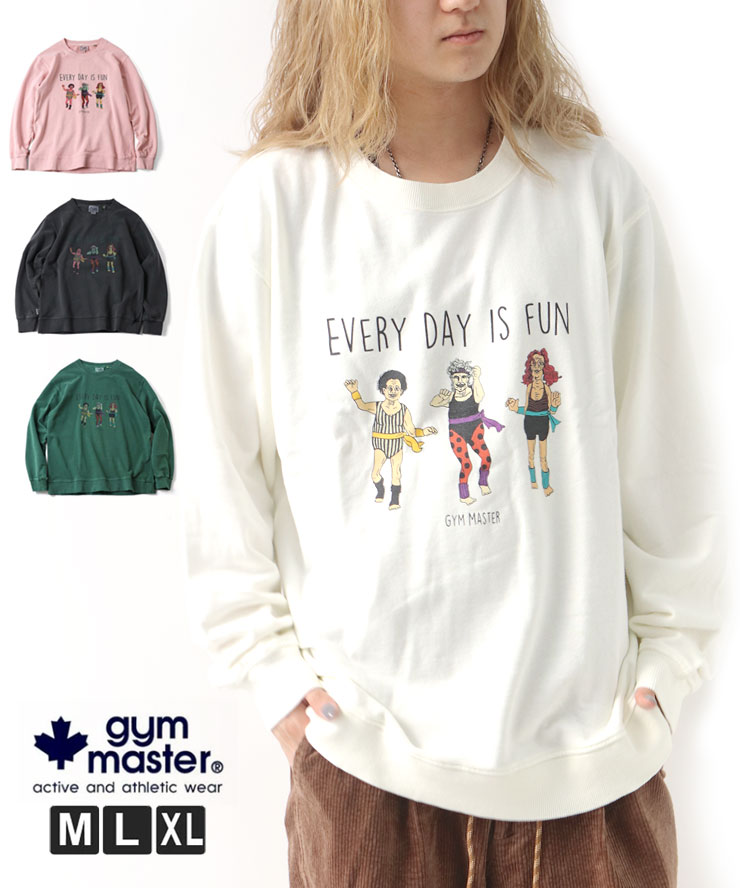 樂天商城 - gym master ジムマスター 9.4oz ピグメント エアロビクス スウェット シャツ メンズ G633738 メンズ レディース スウェット トレーナー 秋 冬 秋冬 プロトコル