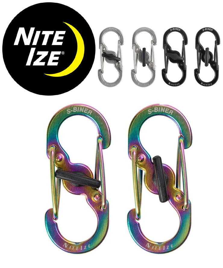 樂天商城 - NITEIZE ナイトアイズ エスビナー マイクロロック NI02667 NI02668 NI59107 キーホルダー カラビナ ロック 便利
