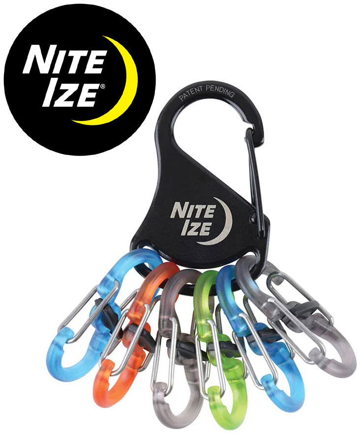樂天商城 - NITEIZE ナイトアイズ キーラックロッカープラスチック NI03716 カラビナ キーホルダー 鍵 キーケース 便利 おしゃれ