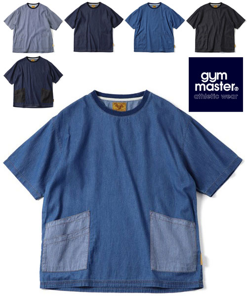 樂天商城 - gym master ジムマスター ライトデニム Tee G721752 メンズ Tシャツ カットソー 半袖 春 夏 春夏 新作