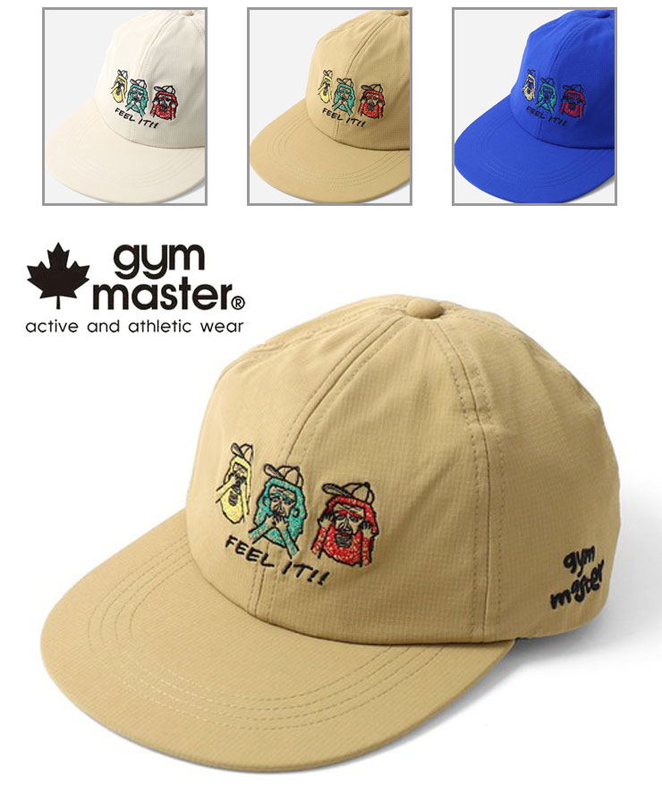 樂天商城 - キャップ メンズ レディース 春夏 gym master ジムマスター FELL IT 刺繍キャップ G721722 ナイロンキャップ ベースボールキャップ 軽量