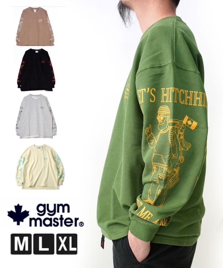 樂天商城 - gym master ジムマスター 10.3oz HITCH HIKE スウェットビッグTEE G621781 メンズ レディース スウェット トレーナー 秋 冬 秋冬 プロトコル