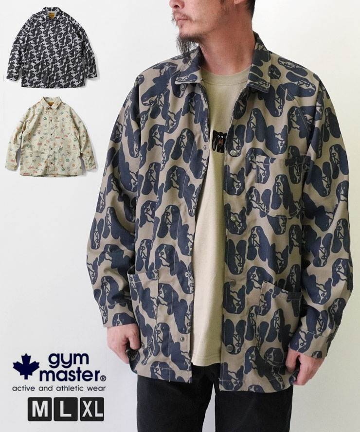 Rakuten - カバーオール メンズ 春夏 gym master ジムマスター ハッピーペイントダックカバーオール G633795 ジャケット ワークジャケット コットン