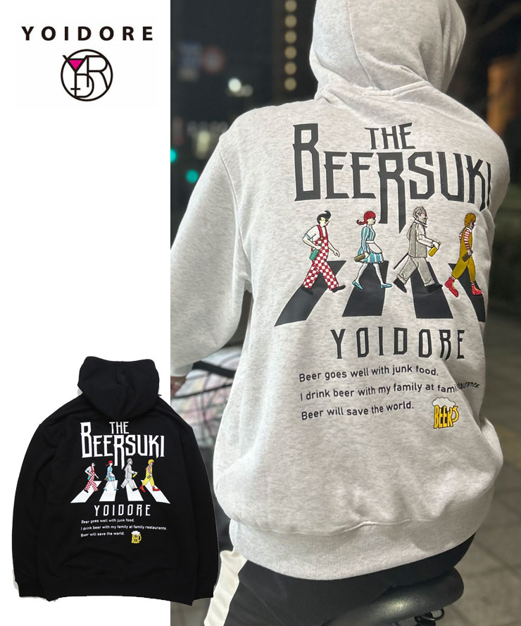 樂天商城 - YOIDORE ビールスキ パーカー メンズ レディース フード パーカ スウェットパーカー 秋 冬 秋冬 816609