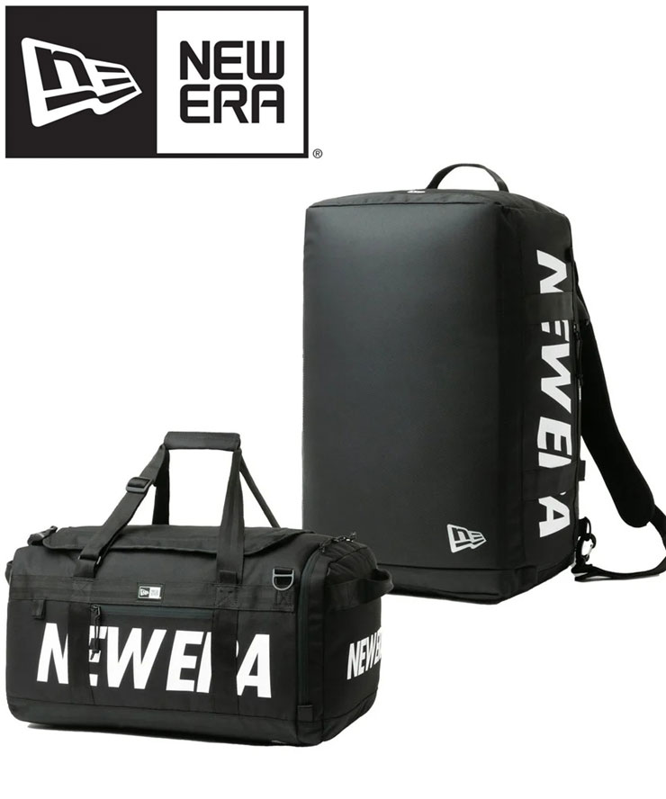 樂天商城 - ダッフルバッグ メンズ レディース 春夏 NEW ERA ニューエラ クラブダッフルバッグ 50L 14521343 ブラック 2WAY ボストンバッグ