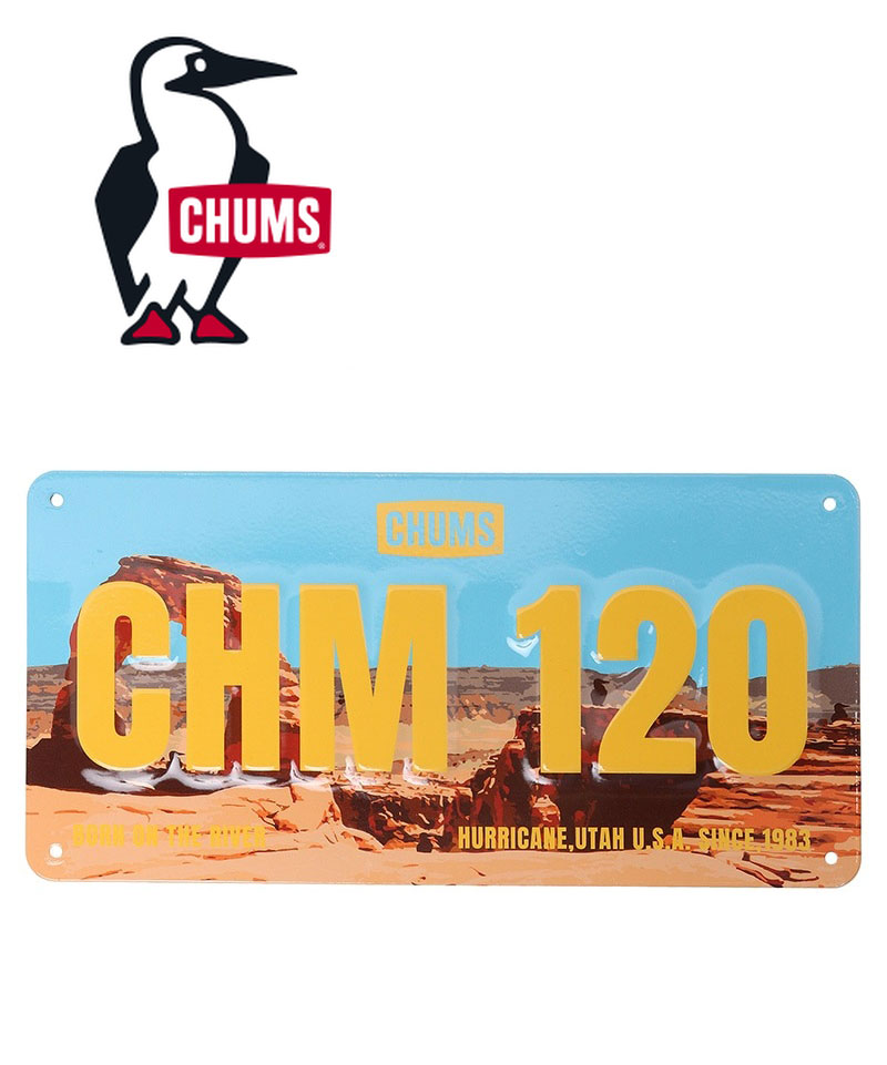 樂天商城 - CHUMS チャムス CHM120 Signboard CHM120サインボード CH62-2260 看板 ナンバープレート風 インテリア おしゃれ