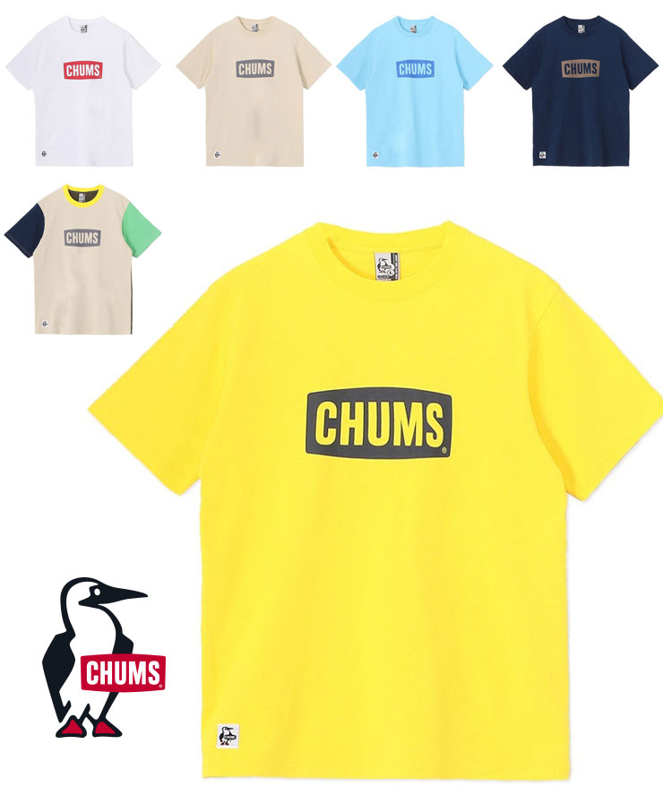 樂天商城 - Tシャツ レディース 春夏 CHUMS チャムスロゴTシャツ CH01-2735 CH11-2735 半袖 コットン カットソー