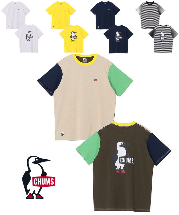 樂天商城 - Tシャツ レディース 春夏 CHUMS ブービーロゴTシャツ CH01-2737 CH11-2737 半袖 コットン プリント カジュアル