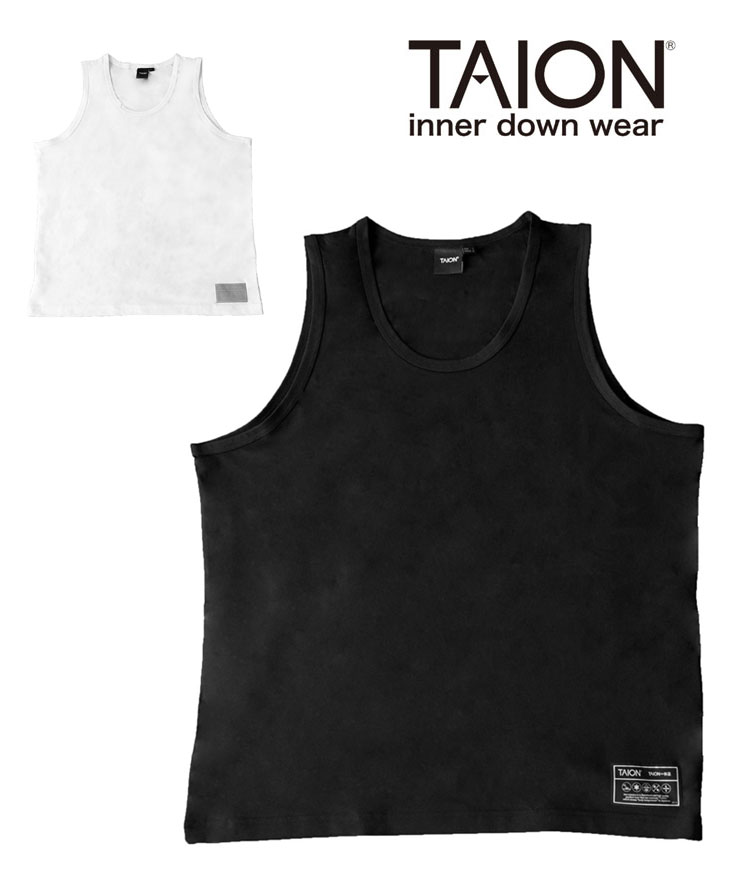 樂天商城 - TAION タイオン タンクトップ メンズ レディース ファンクションタンクトップ ノースリーブ 接触冷感 UVカット 速乾 ストレッチ インナー TAION-TT01BS