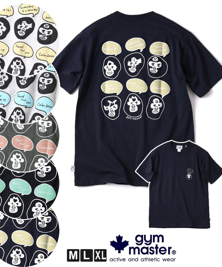 樂天商城 - gym master ジムマスター Tシャツ メンズ 半袖 7.4oz Good for you Tee G721700 春夏 厚手 プリントTシャツ コットン カジュアル アウトドア 春 夏 春夏 新作
