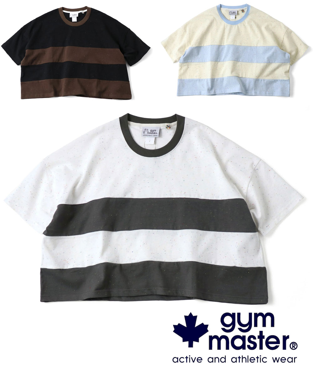 Rakuten - gym master ジムマスター 段切り替えネップ ショートTee G721746 メンズ 半袖 春夏 Tシャツ 切替Tシャツ ネップ生地 カジュアル アウトドア