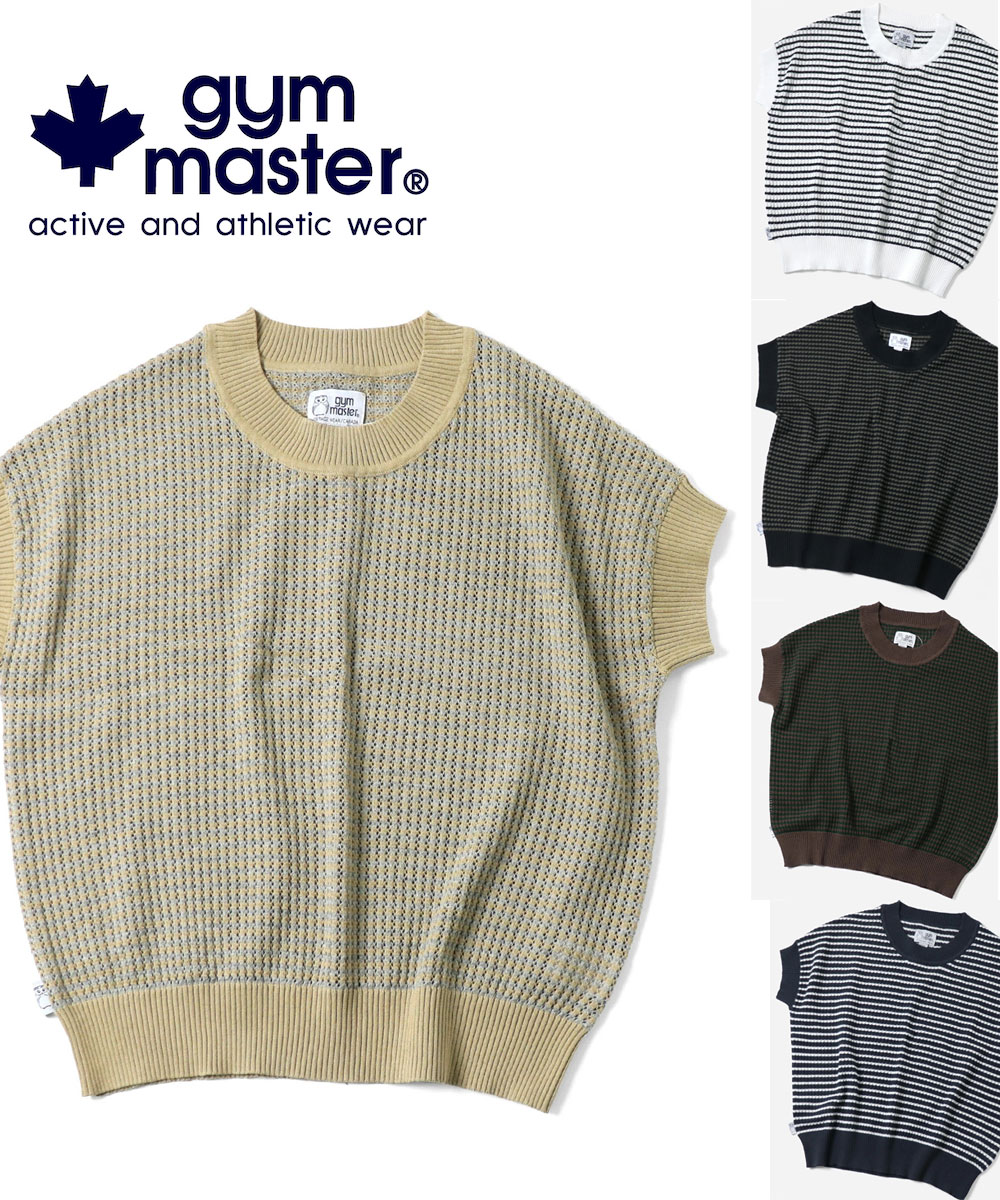 Rakuten - gym master ジムマスター メッシュニット フレンチスリーブ G721760 レディース ニットベスト メッシュニット フレンチスリーブ 軽量 涼しい カジュアル