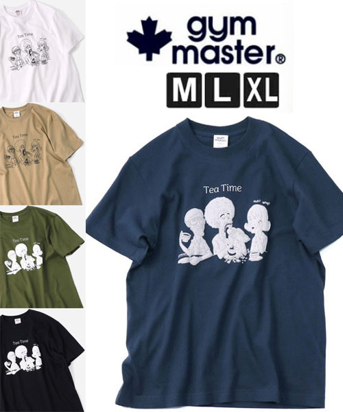 Rakuten - gym master ジムマスター Tシャツ メンズ 半袖 5.6oz Tea Time TEE G774775 プリントTシャツ コットン