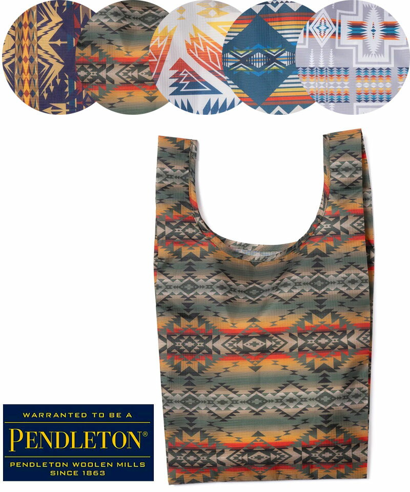 Rakuten - PENDLETON ペンドルトン エコバッグ 折りたたみ トートバッグ ポーチ付き リップストップ 軽量 コンパクト ショッパー PDT-000-261021