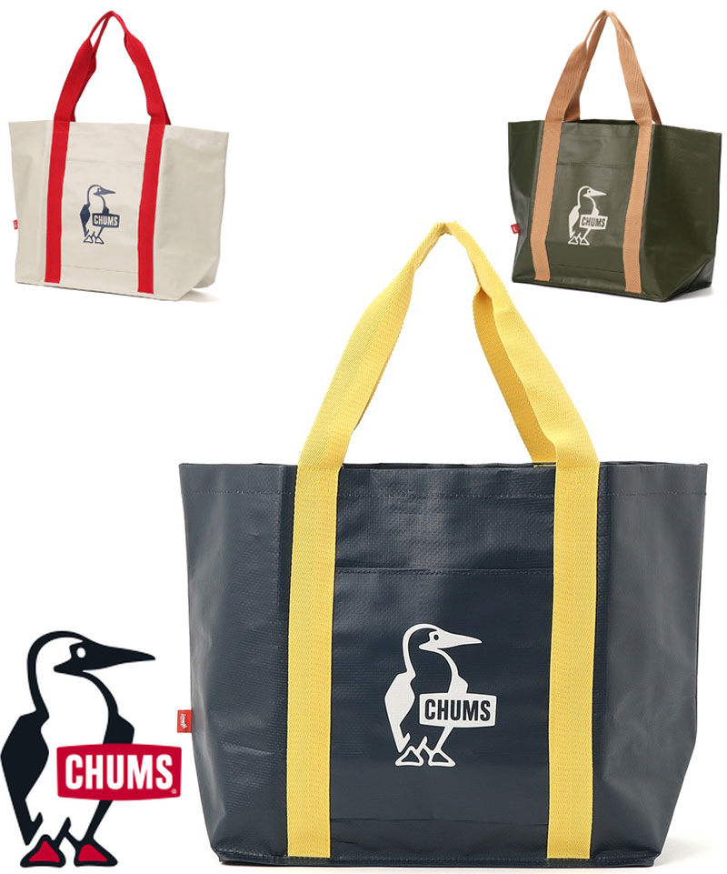 樂天商城 - CHUMS チャムス トートバッグ M エコバッグ メンズ レディース ショッピングバッグ 軽量 大容量 折りたたみ ブービー アウトドア CH60-4139