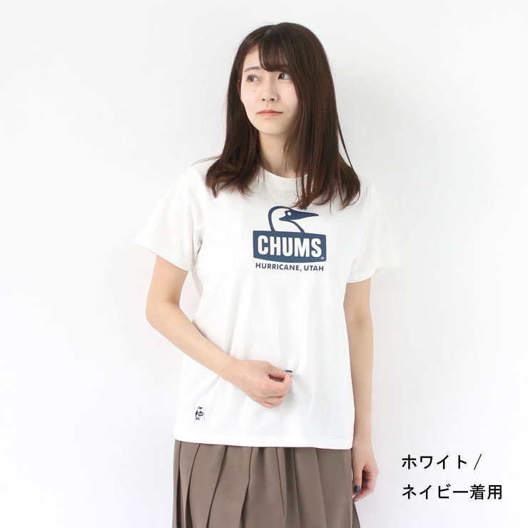CHUMS チャムスブービーフェイスTee tシャツ レディース CH11-2278 春 夏 春夏 返...