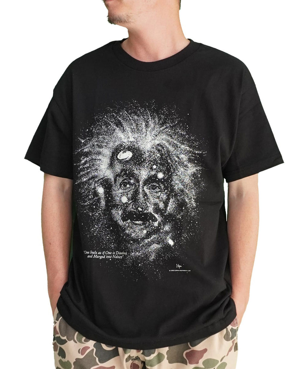 樂天商城 - STARRY NIGHT プリントTシャツ Cotton Expressions メンズ レディース 星 夜空 天文学 アートT 半袖 040092 ブラック 春 夏 春夏 新作