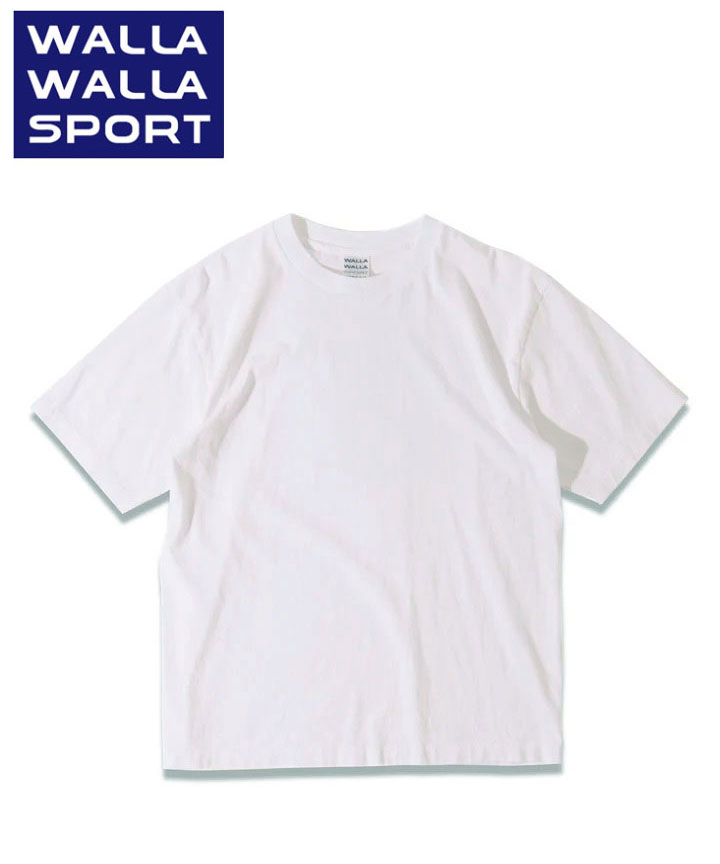 樂天商城 - WALLA WALLA SPORT ワラワラスポーツ Tシャツ メンズ 半袖 9oz 無地 綿100% USA製 チューブボディ 厚手 ボックスシルエット