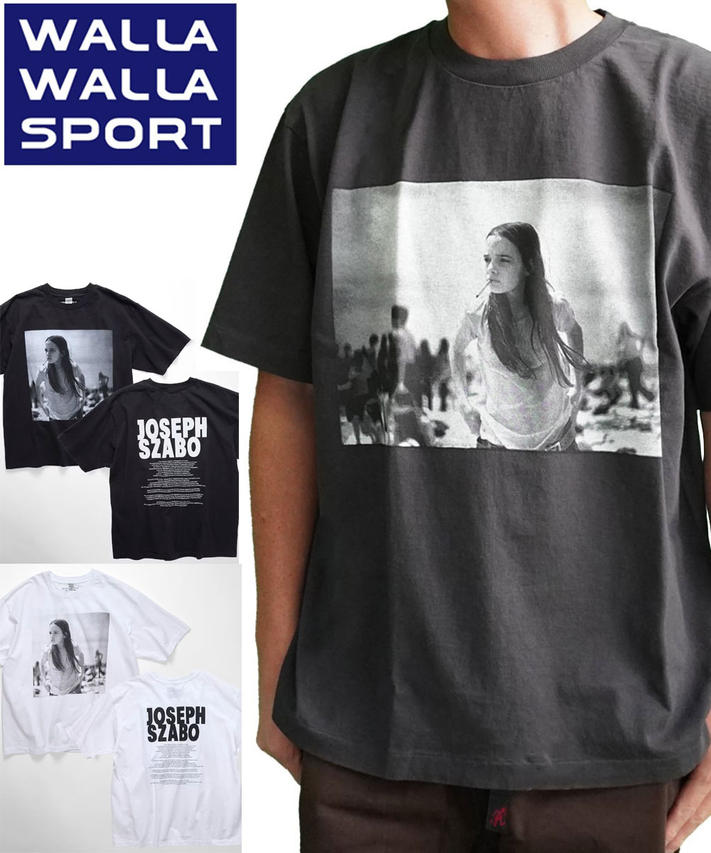 樂天商城 - WALLA WALLA SPORT × JOSEPH SZABO PRISCILLA Tシャツ メンズ レディース フォトT 半袖 ワイドシルエット 日本製 WW040102