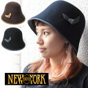 【あす楽】NEWYORKHAT ニューヨークハット FELT SIX-WAY #5431 ハット 帽子 フェルト リボン クラシカル クラシック 女優 【メール便不可】