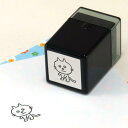 ねころん スタンプ No.5 つかれた 17×17mm ファインカラースタンパー FineColorStamper IC4DESIGN かわいい判子 かわいい 猫 ネコ イラスト はんこ 宿題 夏休み 疲れたネコのイラスト カレンダー 手帳 日記 ミニ 小さい 繊細でほっこりするスタンプ