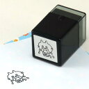 ねころん スタンプ No.8 かなしみ 17×17mm ファインカラースタンパー FineColorStamper IC4DESIGN かわいい判子 かわいい 猫 ネコ 悲しい しくしく はんこ 泣き顔の猫のイラストはんこ カレンダー 手帳 日記 小さい 繊細でほっこりするスタンプ