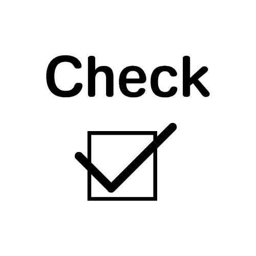 手帳のミニスタンプ 110.Check予定 スケジュール帳 カレンダーファインカラースタ...