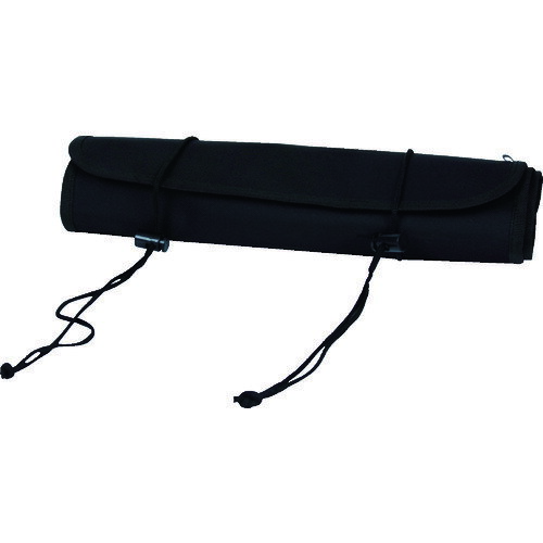 TRUSCO ツールロール 670X355 22ポケット ブラック色 TTR-670-BK