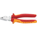KNIPEX 1000V絶縁強力型ペンチ 180mm 0206-180